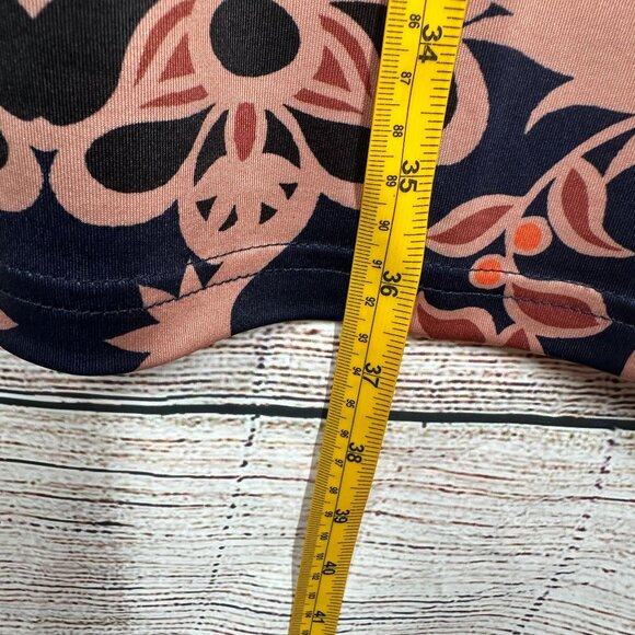 Tracy Negoshian Shift Dress Womens Size M Multicolor Pullover Floral 3/4 Sleeve - Picture 5 of 10